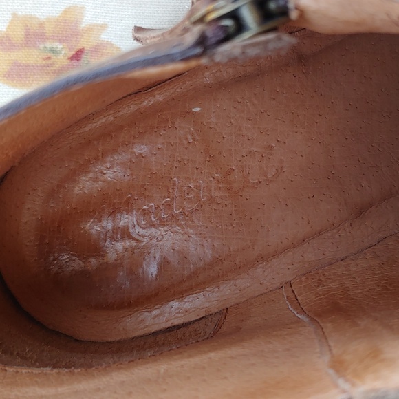 Madewell Low Chelsea Brown Leather and Tan Suede Ankle Boots Women's size 8.5 - Picture 7 of 17